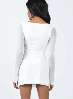 Princess Polly Wiluna Mini Dress White Outlet