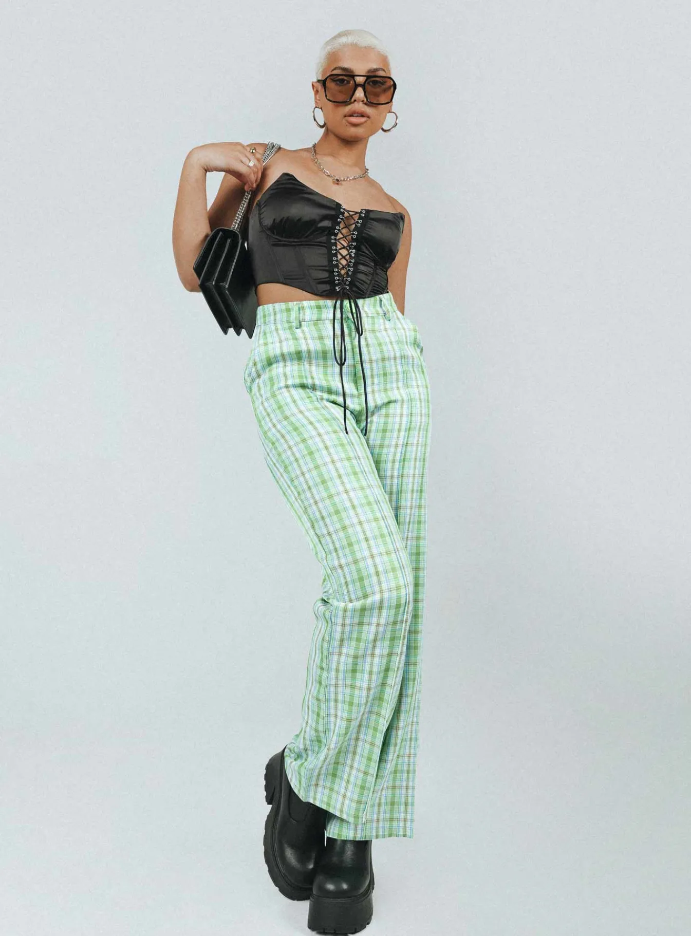 Princess Polly Wiluna Pants Green Discount