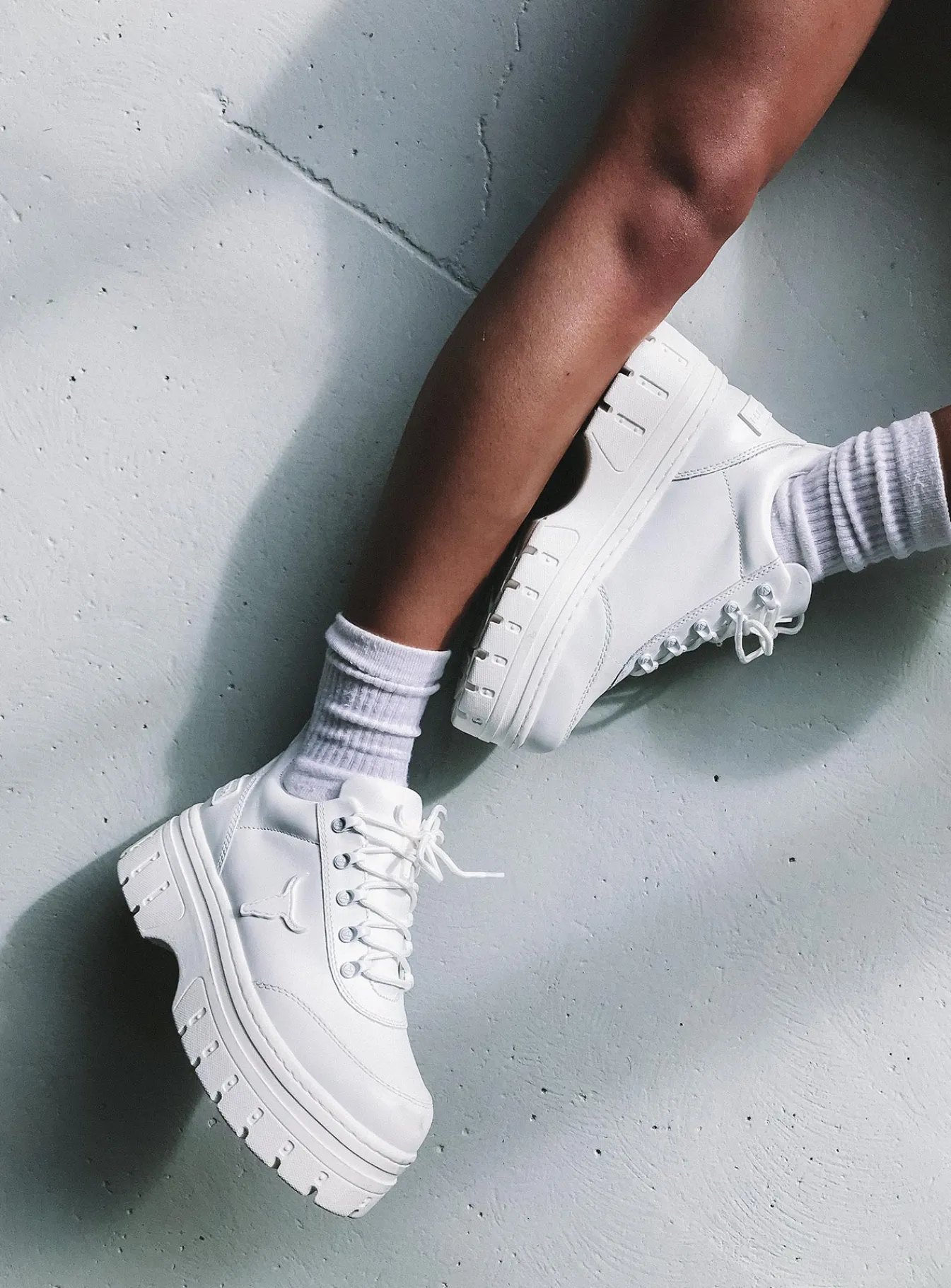 Princess Polly Windsor Smith Lux Sneakers White Best Sale
