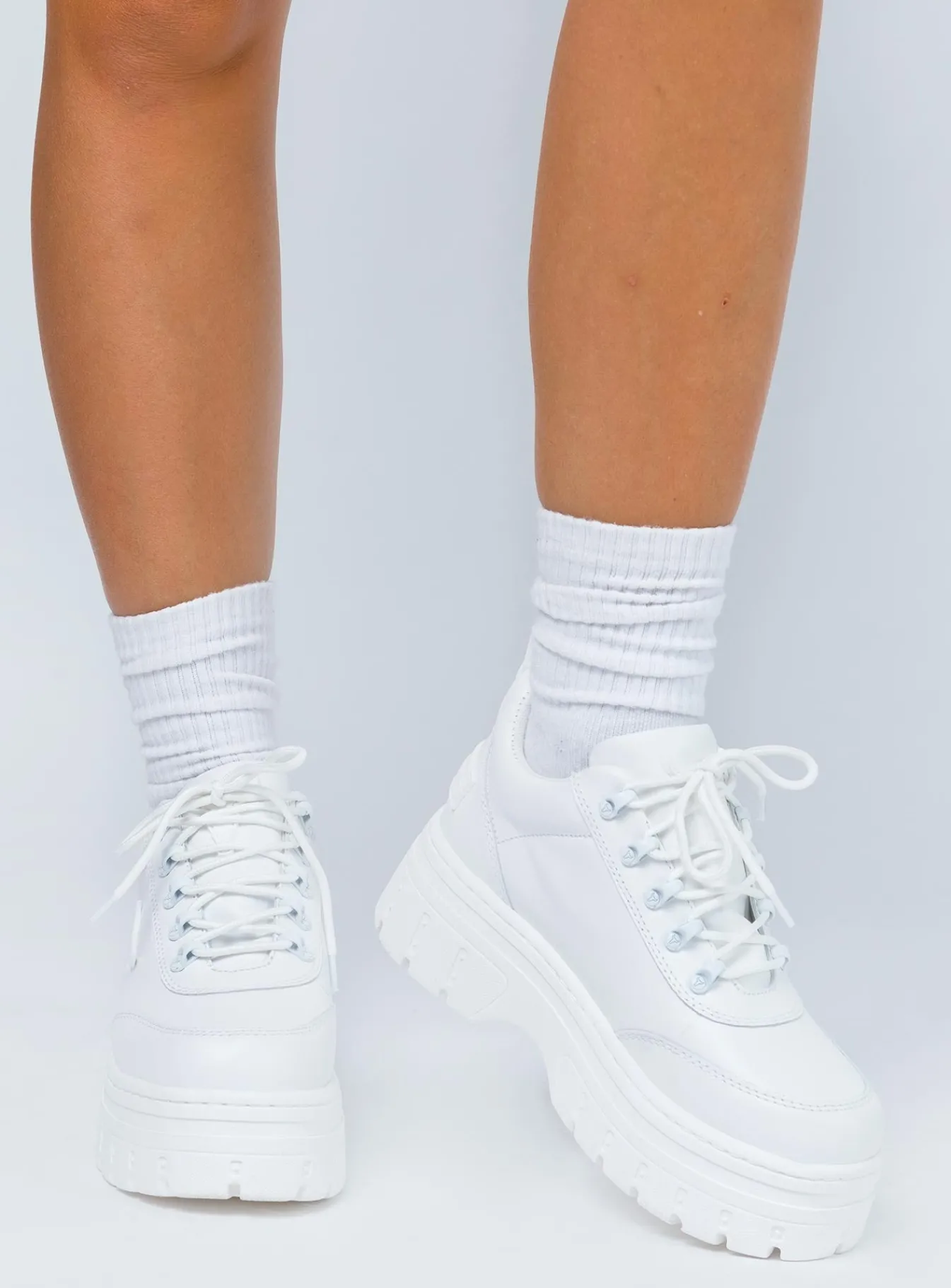 Princess Polly Windsor Smith Lux Sneakers White Best Sale