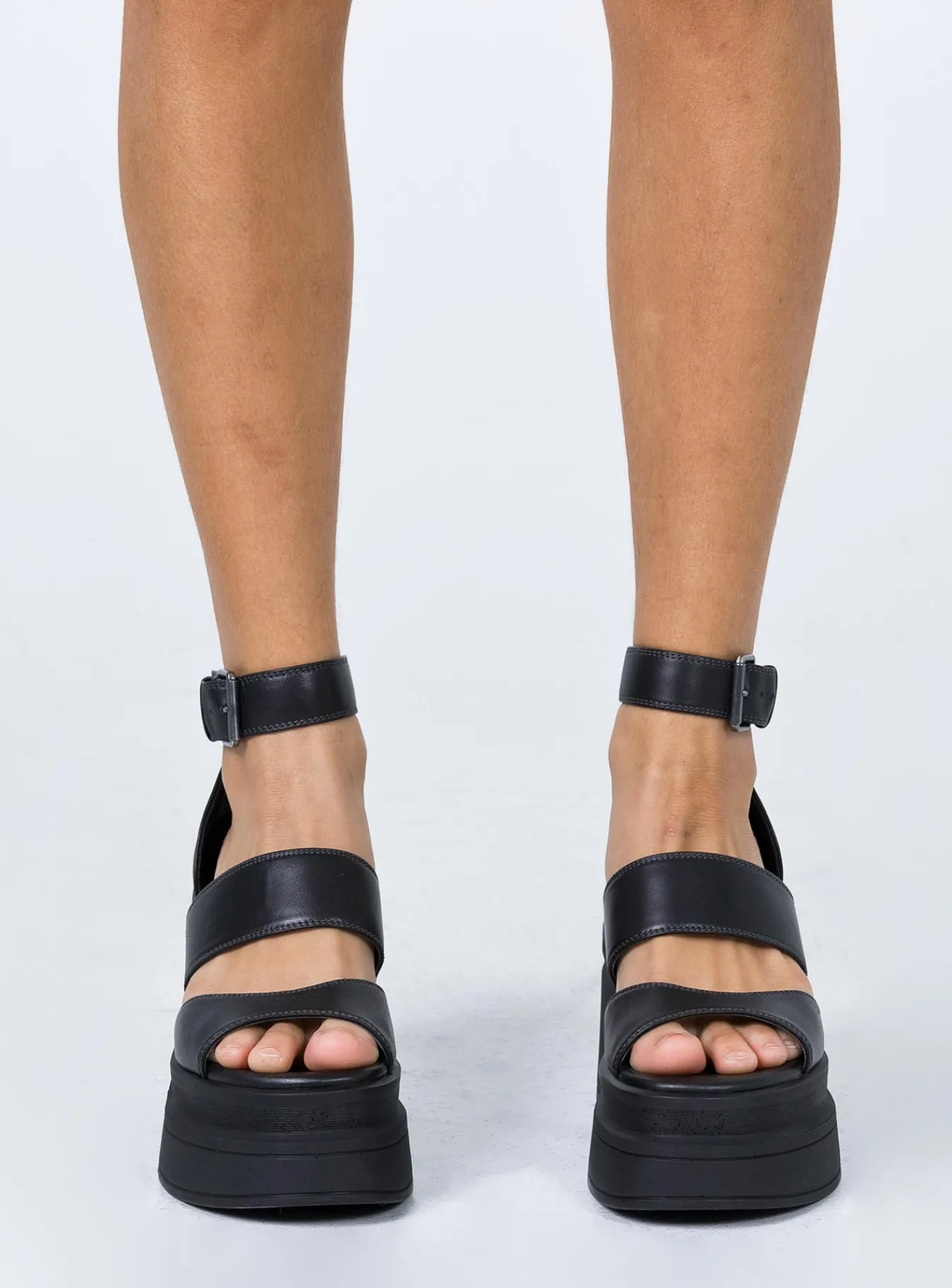 Princess Polly Windsor Smith Match Leather Sandal Black Online