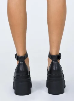 Princess Polly Windsor Smith Match Leather Sandal Black Online
