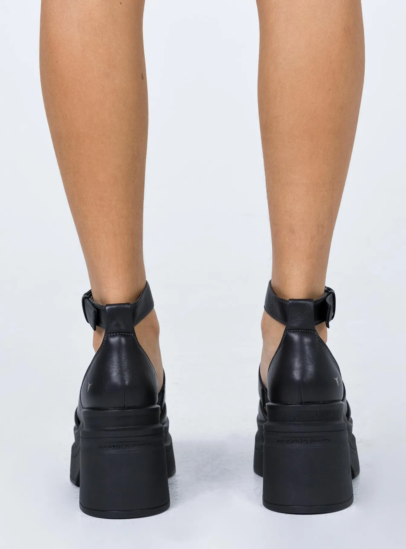 Princess Polly Windsor Smith Match Leather Sandal Black Online