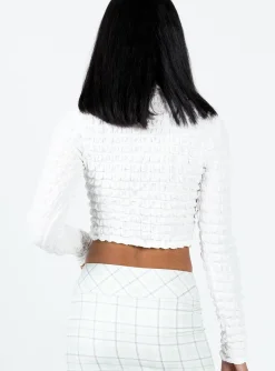 Princess Polly Winfrey Long Sleeve Top White Best