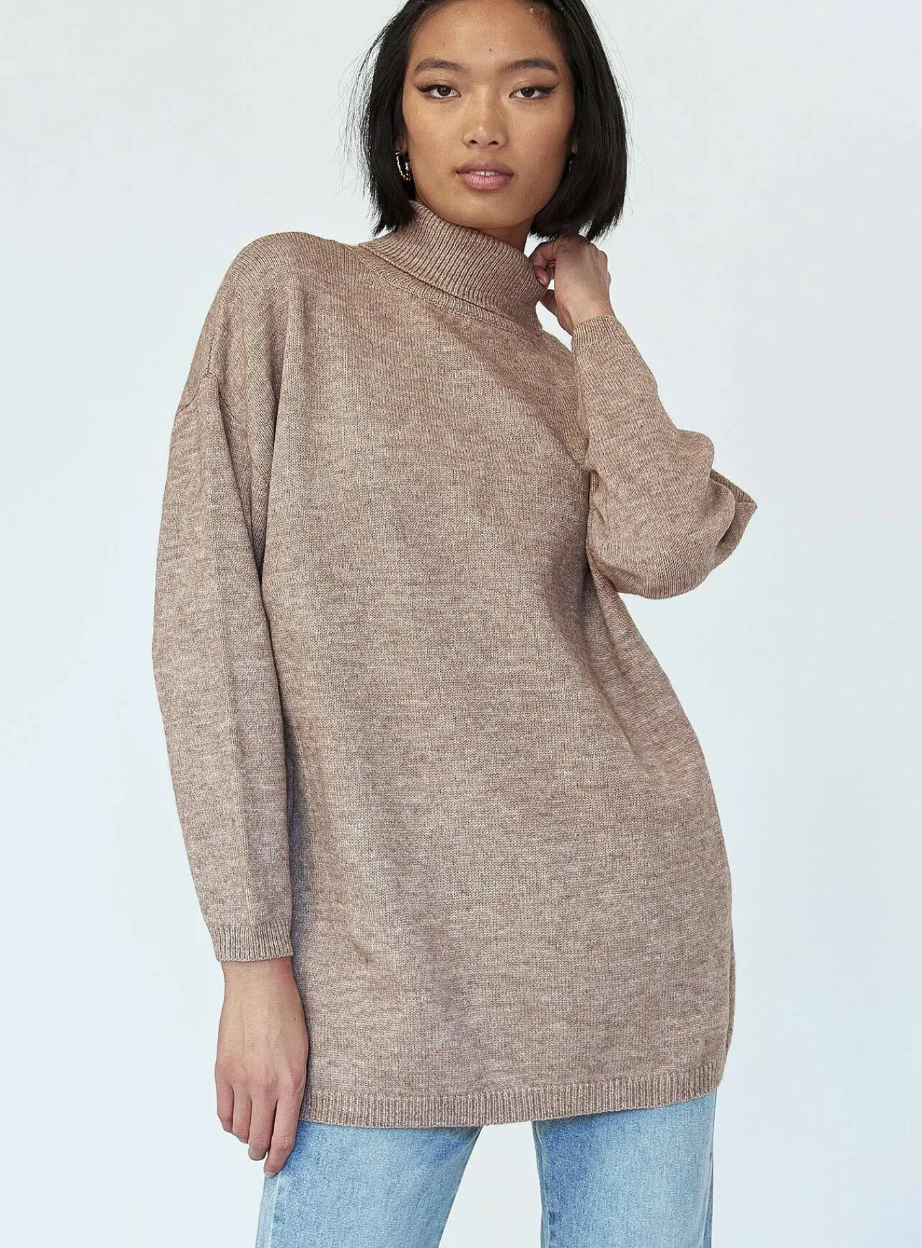 Princess Polly Winston Oversize Jumper/Sweater Beige Best Sale