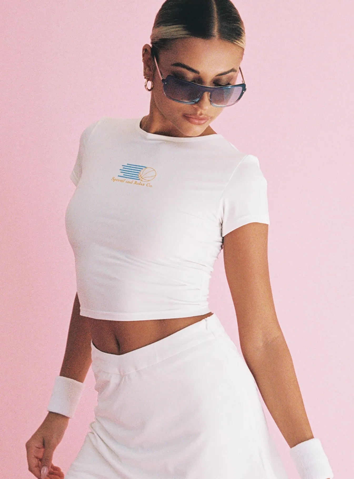 Princess Polly World Cup Graphic Top White Store