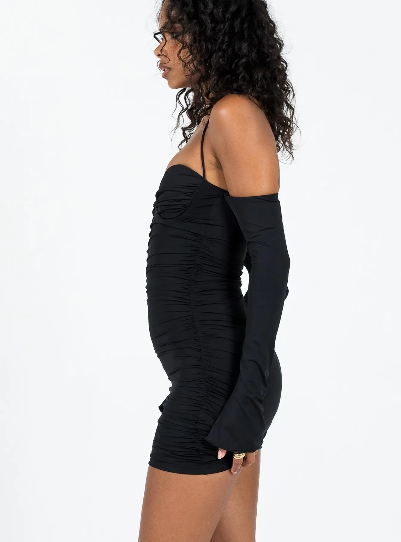 Princess Polly Wyona Mini Dress Black Fashion