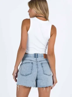 Princess Polly Xenashorts   Denim Cheap