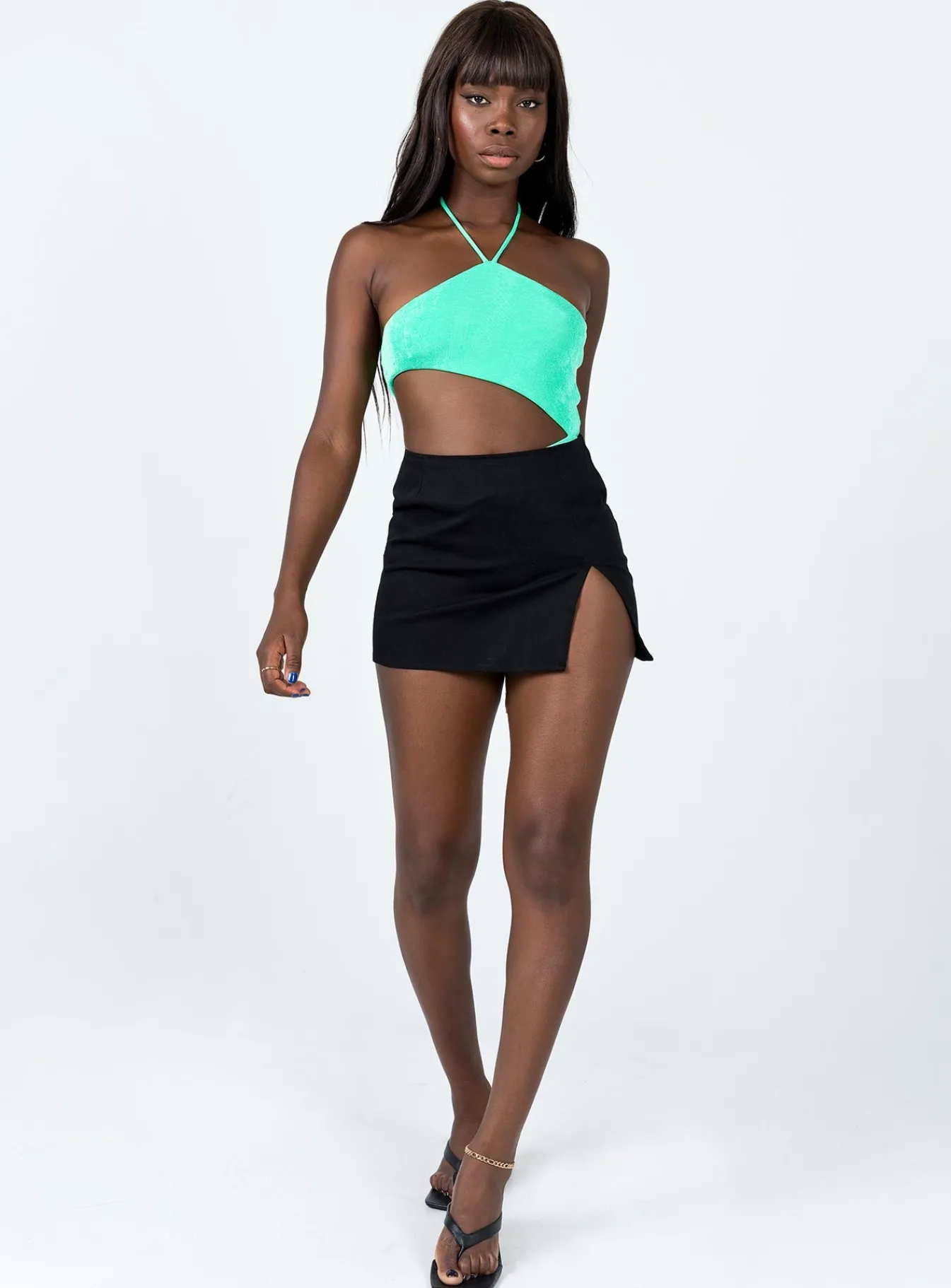 Princess Polly Yana Bodysuit Green Flash Sale