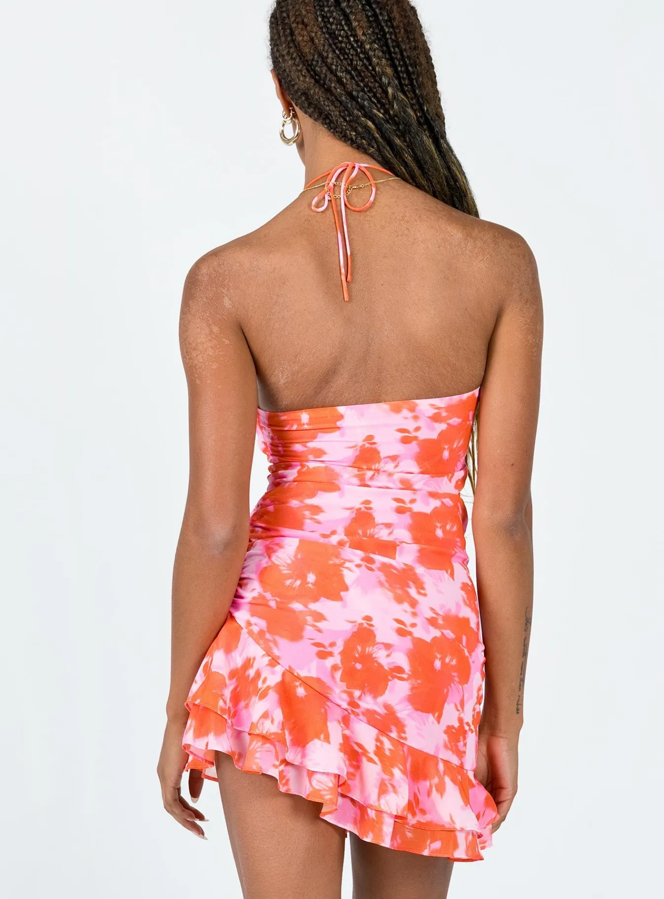 Princess Polly Yara Mini Dressmulti Orange Cheap