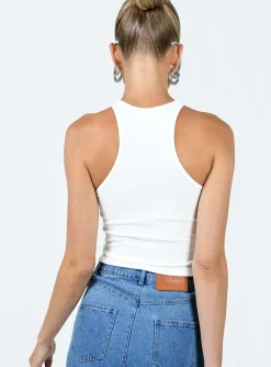 Princess Polly Yarran High Knit Cami White Hot