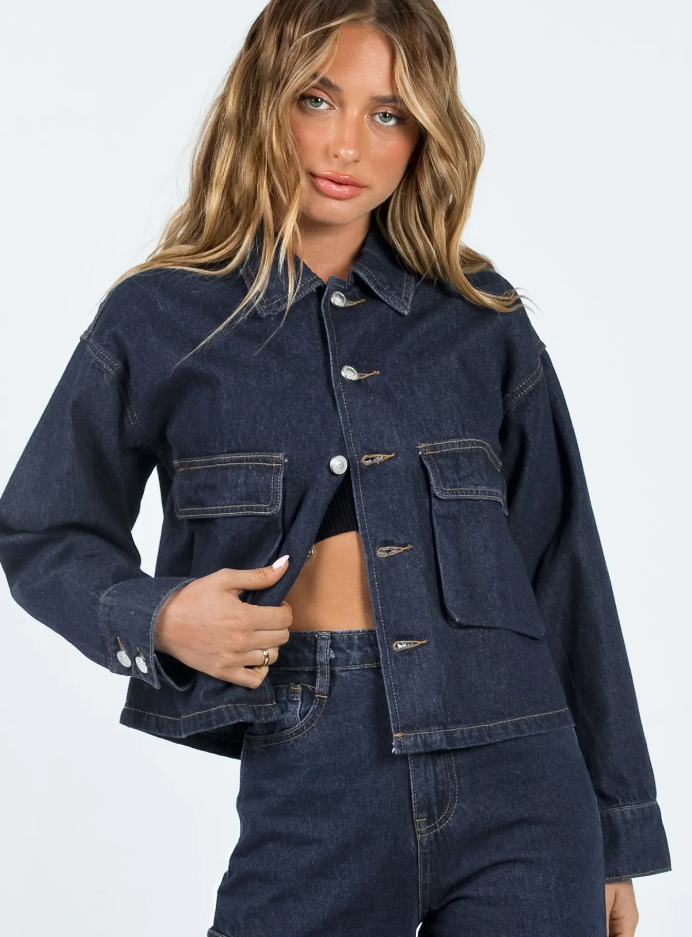 Princess Polly Yolajacket Denim Clearance