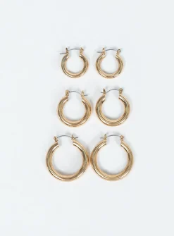Princess Polly Yonce Earring Set  Gold Flash Sale