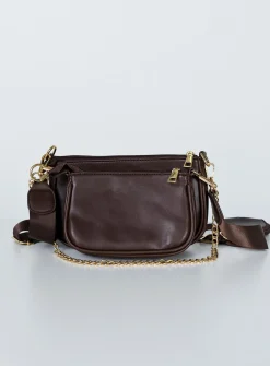 Princess Polly You Got That Style Bag   Chocolate Fashion