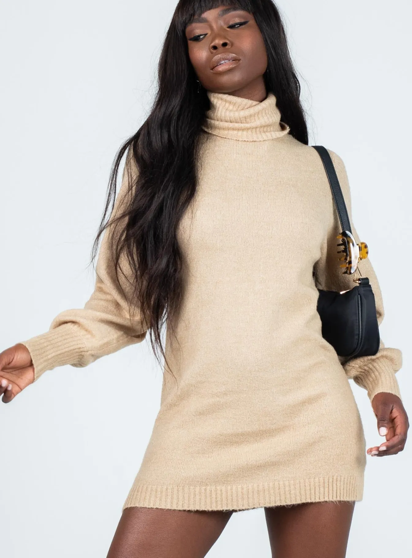 Princess Polly Zahara Mini Dress Beige Shop