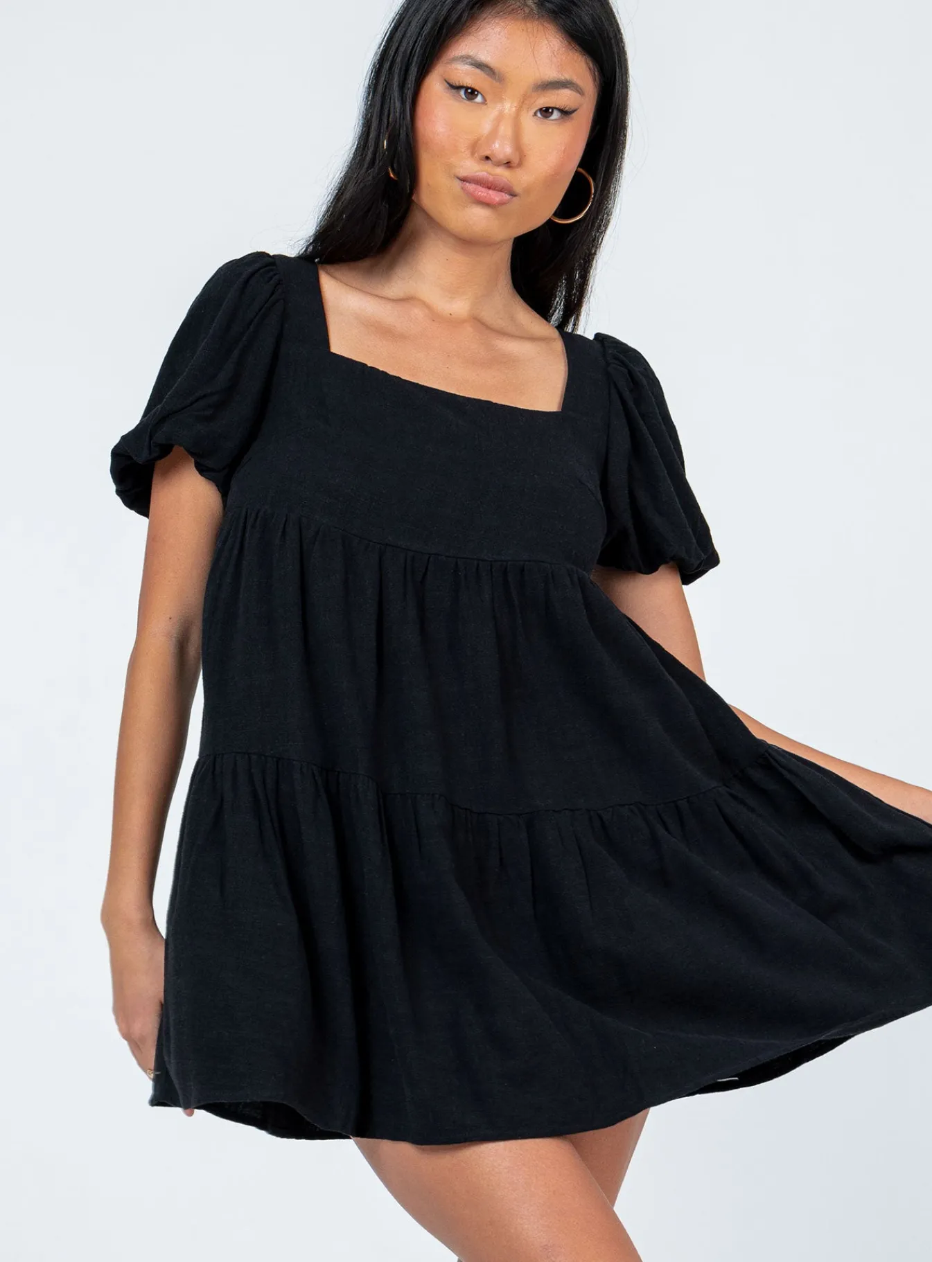 Princess Polly Zalia Mini Dress Black Cheap