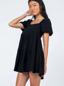 Princess Polly Zalia Mini Dress Black Cheap