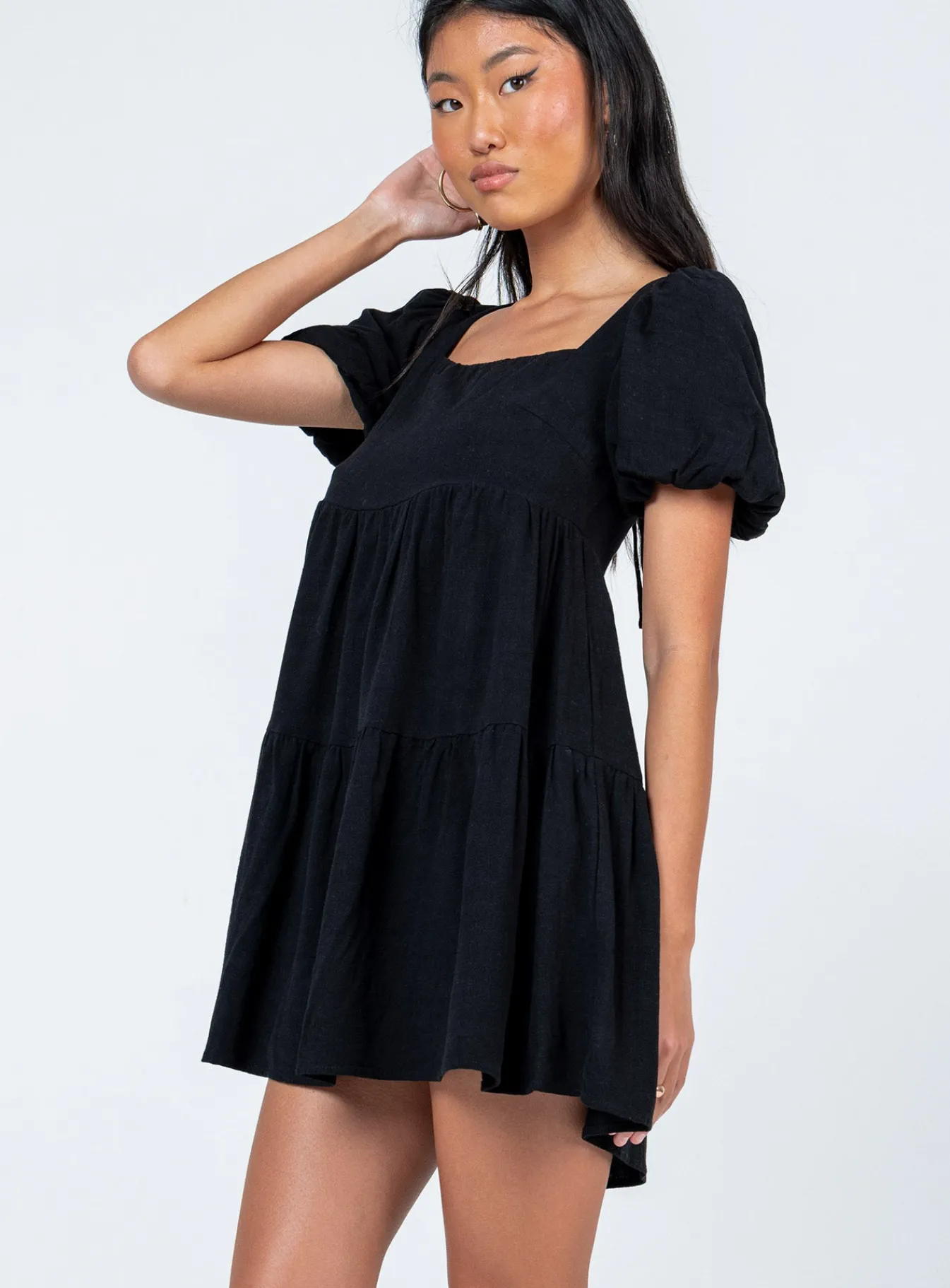 Princess Polly Zalia Mini Dress Black Cheap