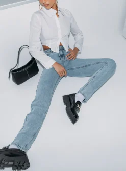 Princess Polly Zamora Straight Legjeans   Denim Outlet