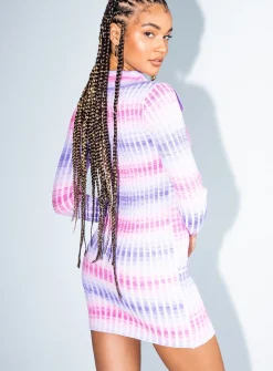 Princess Polly Zana Mini Dress Pink / Purple Cheap