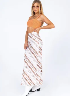 Princess Polly Zannia Maxi Skirt White Sale