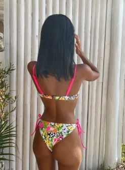Princess Polly Zari Bikini Bottomsmulti Floral Orange Store