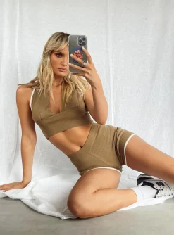 Princess Polly Zavier Set  Brown Cheap
