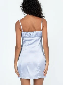Princess Polly Zaxie Mini Dress Blue Best Sale