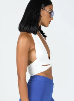 Princess Polly Zayne Top  White Store
