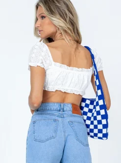 Princess Polly Zeal Top  White Sale