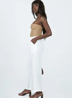 Princess Polly Zelaya Pants White Discount
