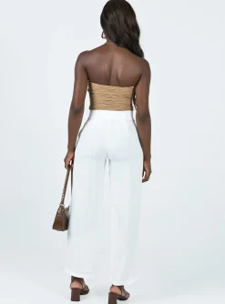 Princess Polly Zelaya Pants White Discount