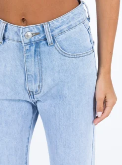 Princess Polly Zelkova Flared Jeans Mid Wash  Denim Best Sale
