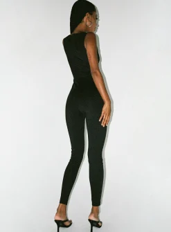 Princess Polly Zoe Jumpsuit  Black Best