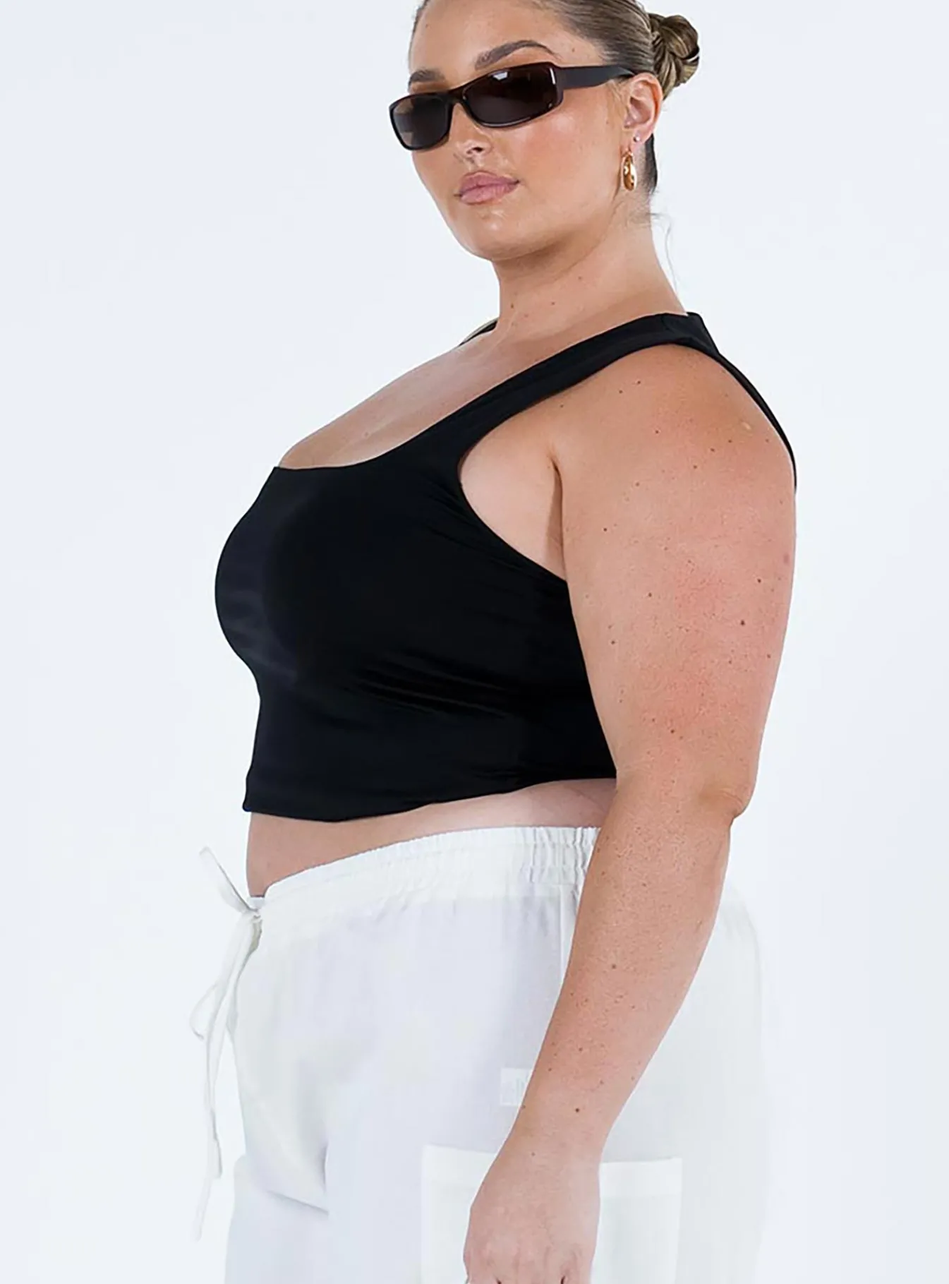 Princess Polly Zoe Topcurve Black Shop