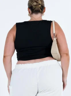 Princess Polly Zoe Topcurve Black Shop