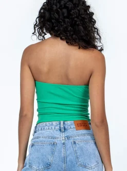 Princess Polly Zyra Strapless Top Green Discount