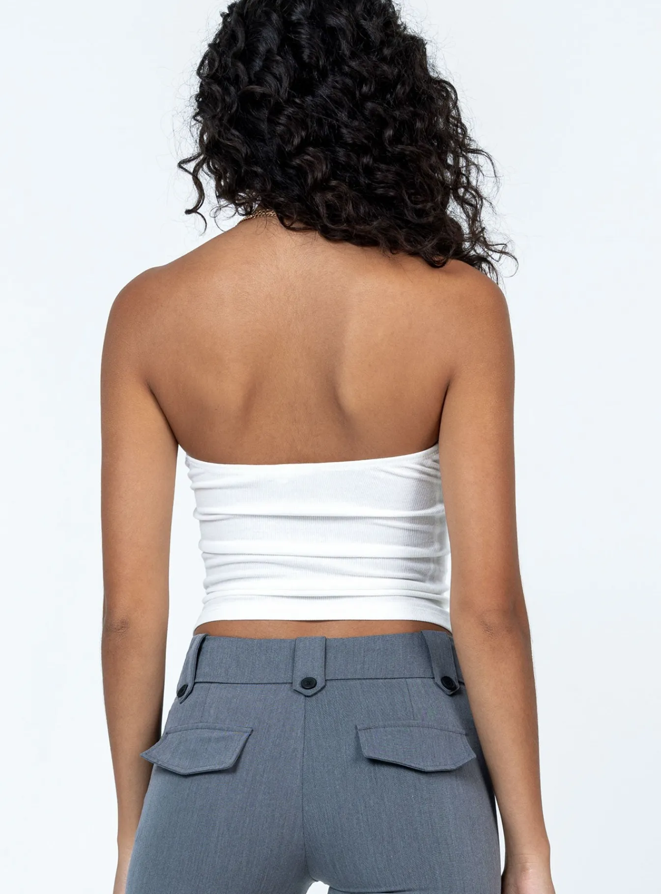 Princess Polly Zyra Strapless Top White Outlet